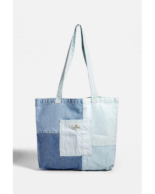 Urban Outfitters Blue Uo Patchwork Denim Tote Bag