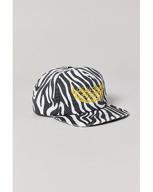 Urban Outfitters Gray Creative Director Pattern Golfer Hat for men