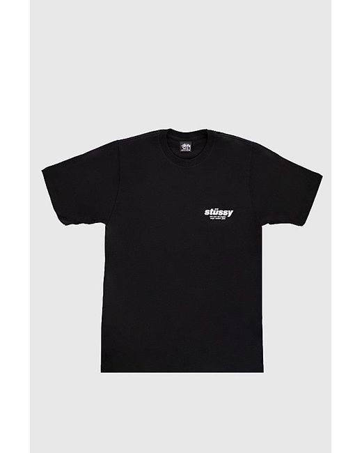 Stussy Black Rollers Tee for men