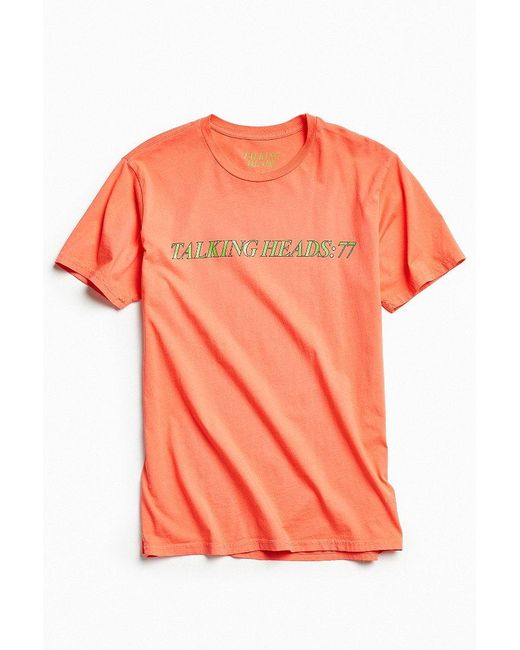 Urban Outfitters Pink Talking Heads: 77 Tee for men