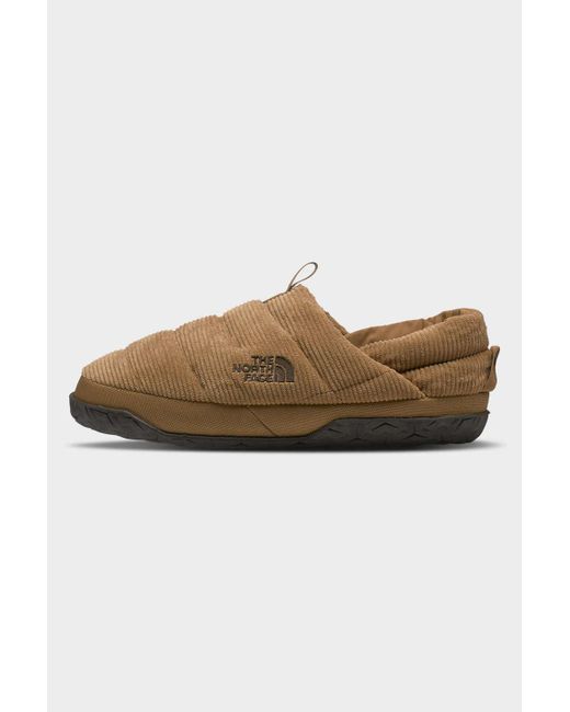 The North Face Brown Nuptse Corduroy Mule for men