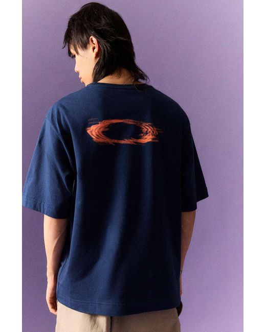 Oakley Blue Uo Exclusive Navy Surf Ellipse T-shirt for men