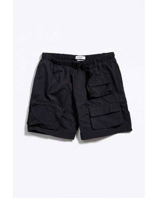Urban Outfitters Black Uo Utility Cargo Short for men