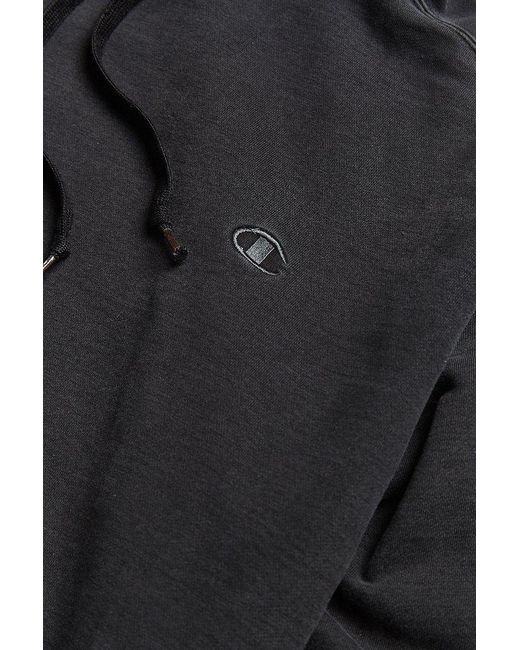 Champion Vintage Washed Black Logo Sweatshirt for Men | Lyst