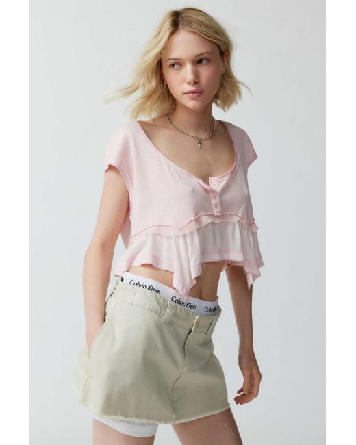 UO Heavenly Babydoll Top