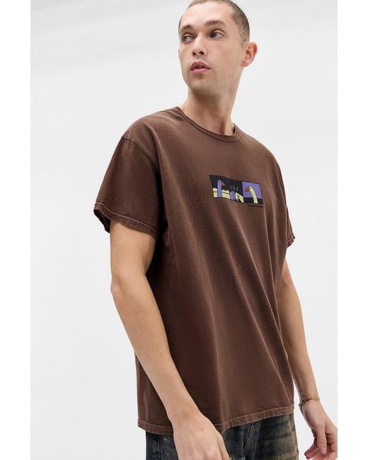 Urban Outfitters Uo Brown Goosebumps Graphic Tee for men