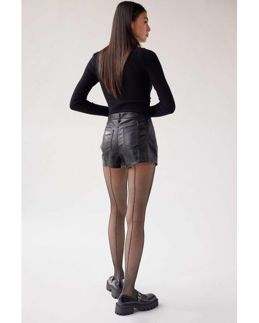 Urban Outfitters Glitter Back Seam Tight in Black Lyst Canada