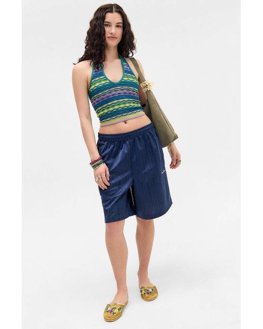 Out From Under Blue Luca Halter Top 2xs/xs At Urban Outfitters