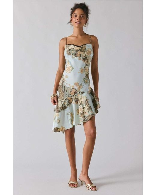 Kimchi Blue White Cool Intentions Midi Dress