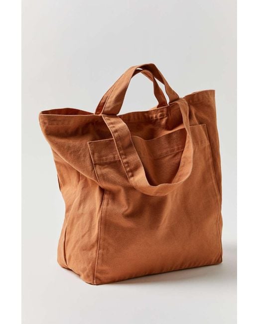 Baggu Brown Giant Pocket Tote Bag