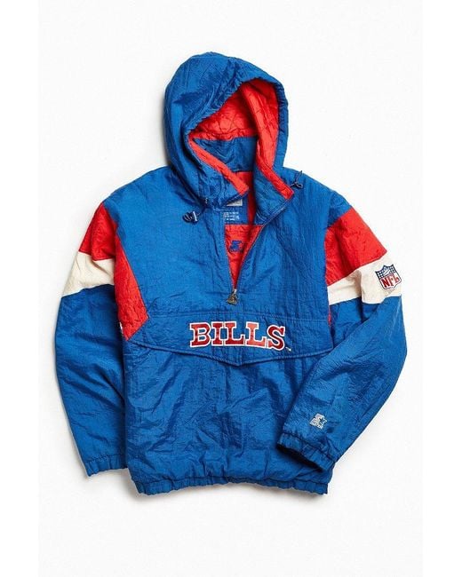 Urban Outfitters Blue Vintage Starter Buffalo Bills Anorak Jacket for men