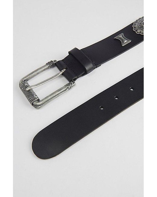 Urban Outfitters Black Embellished Western Belt for men