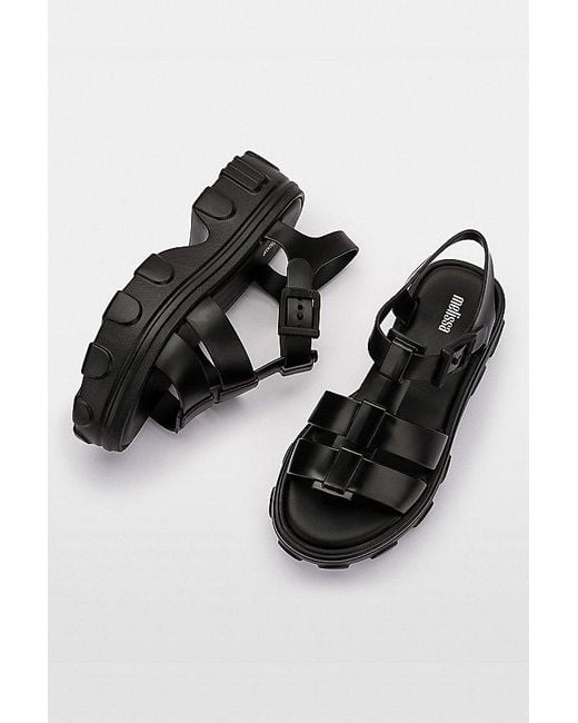 Melissa Black Ella Jelly Platform Sandals