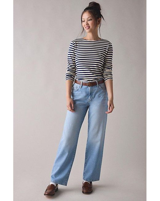 BDG Blue Stovepipe Mid-Rise Jean