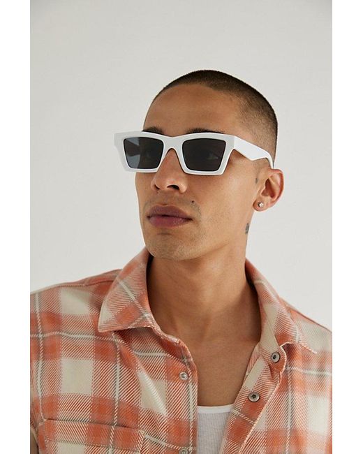 Urban Outfitters Brown Chase Square Sunglasses for men