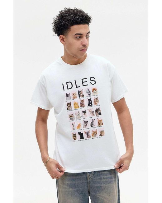Urban Outfitters White Uo Idles T-shirt for men