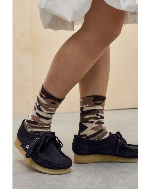 Out From Under Brown Camo Socks