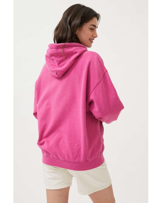 Urban Outfitters Ray Of Sunshine Hoodie Sweatshirt in Pink