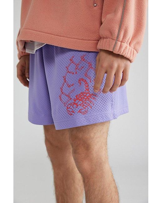 Urban Outfitters Purple Uo Graphic Skate Short for men