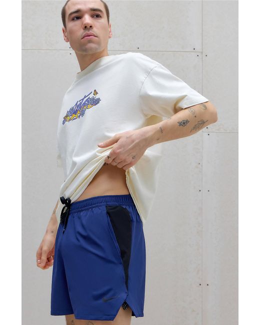 Nike Blue Navy Contend Swim Shorts for men