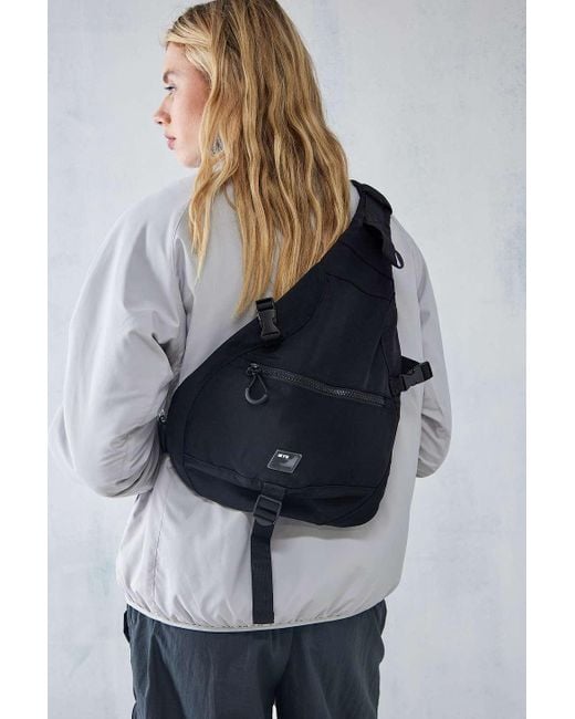 iets frans Blue Black One Shoulder Backpack