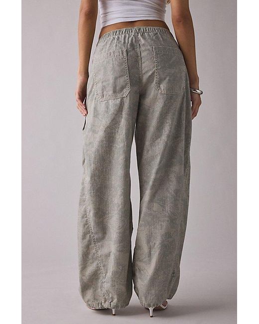 BDG Natural Station Cocoon Baggy Barrel Leg Cargo Pant