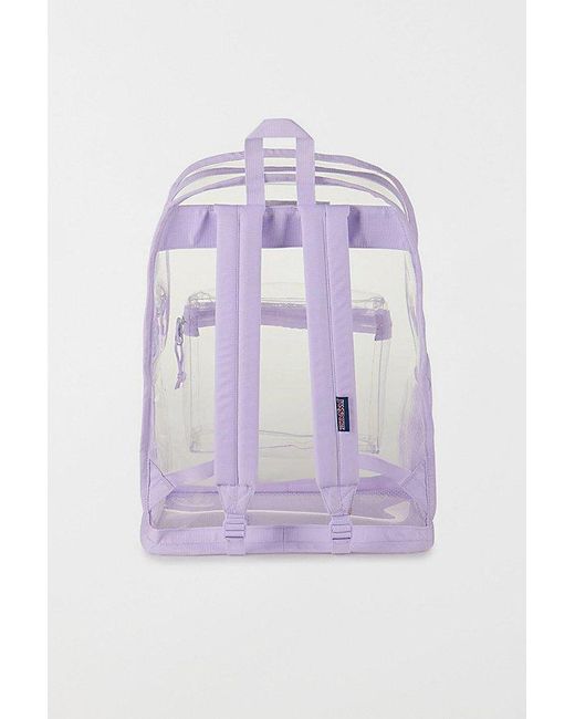 Jansport Purple Clear Backpack