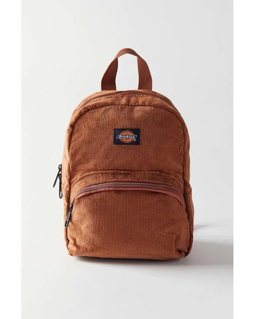 Dickies Brown Corduroy Mini Backpack