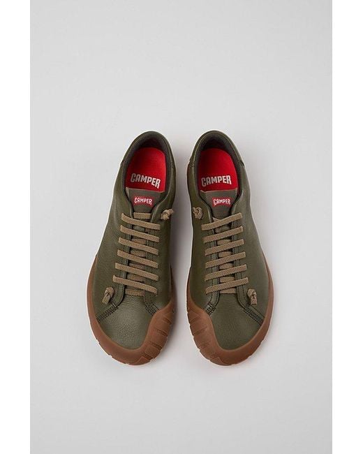 Camper Green Peu Path+ Leather Sneaker for men