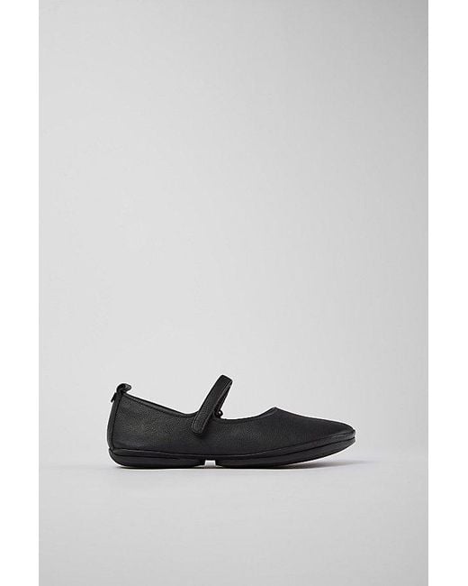Camper Red Right Leather Ballet Flat
