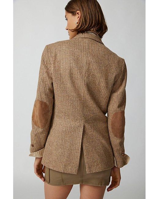 Urban Renewal Brown Vintage Tweed Blazer Jacket