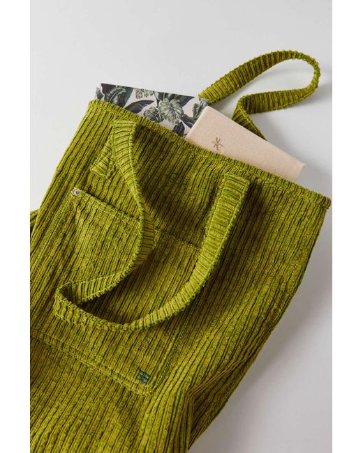 BDG Green Corduroy Tote Bag