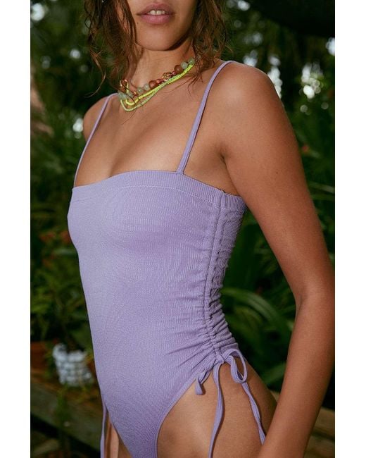 Out From Under Green Rosa Ribbed Swimsuit