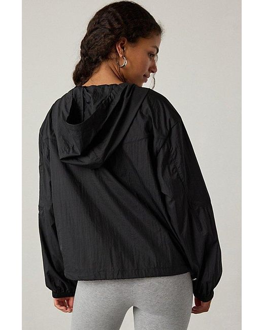 Out From Under Black Lexie Nylon Hooded Zip-Up Jacket
