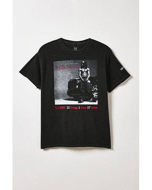 Urban Outfitters Black Lil Wayne Tha Carter Ii Graphic Tee for men