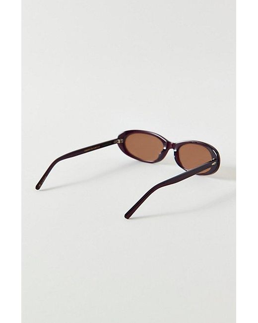 Crap Eyewear Black Luv Buzz Small Oval Sunglasses