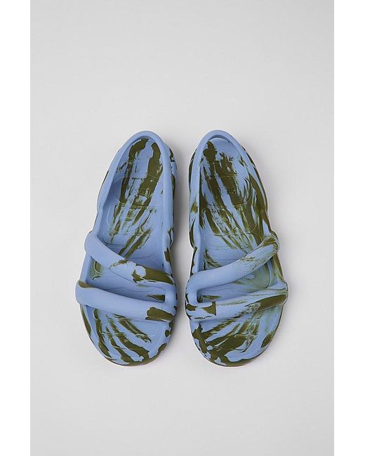 Camper Blue Kobarah Flat Eva Sandals for men