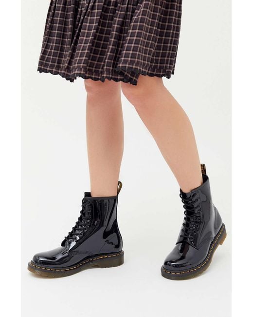 dr martens 1460 patent boots