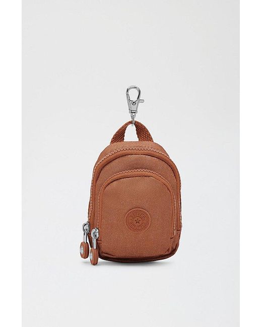Kipling Black Seoul Mini Backpack Keychain