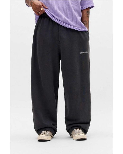 iets frans Blue Washed Black Harri Joggers for men