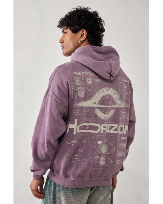 Urban Outfitters Purple Uo Pink Horizon Hoodie for men