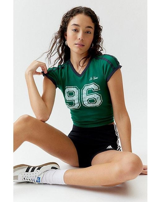 Urban Outfitters Green Le Sport Baby Tee