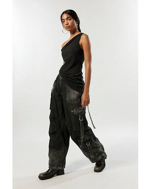 【YOURNUS】Black Star Balloon Cargo Denim YOURNUS】Black Star Balloon Cargo Denim (YOURNUS/デニム