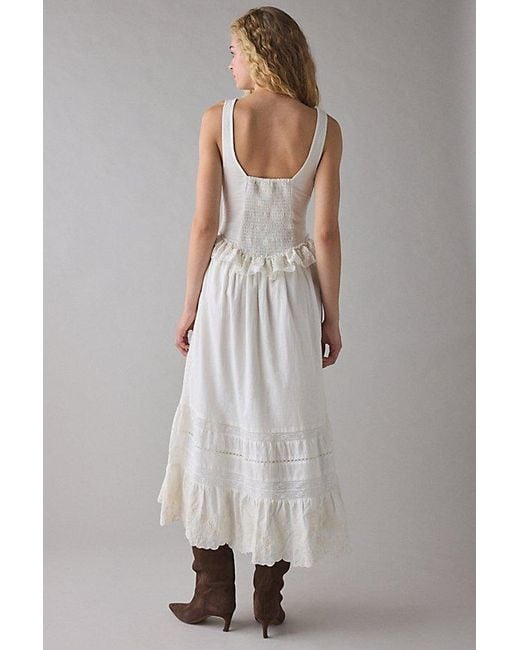corset dress long formal Lucci Lu 1319 Size 4 Gold Fitted Sequin Sheer Corset Formal Dress Maxi