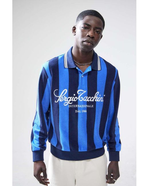 Sergio Tacchini Palace Blue Sponda Polo Shirt for men
