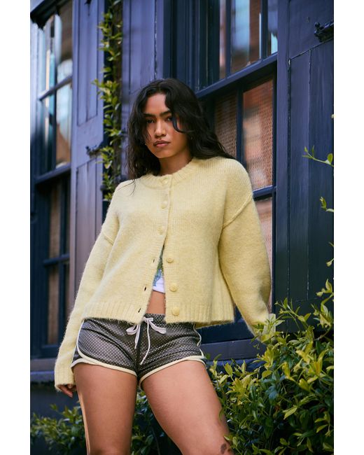 Urban Outfitters Yellow Uo Hudson Cardigan
