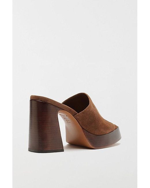 SCHUTZ SHOES Brown Rowan Platform Mule