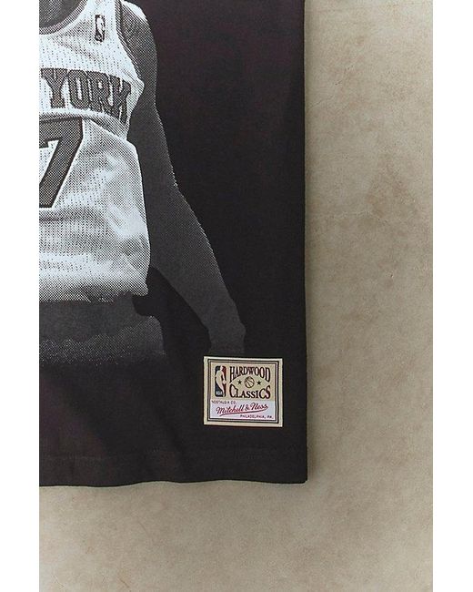 Mitchell & Ness Black Nba Throwback Legends Graphic Tee for men