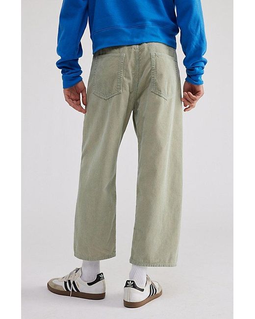 Urban Outfitters Blue Uo Corduroy Cropped Skate Fit Pant for men