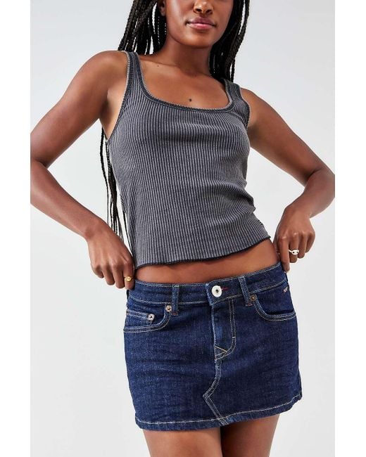 BDG Blue Ultimate Denim Mini Skirt